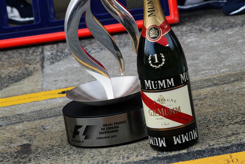 Mumm Champagne Bottle